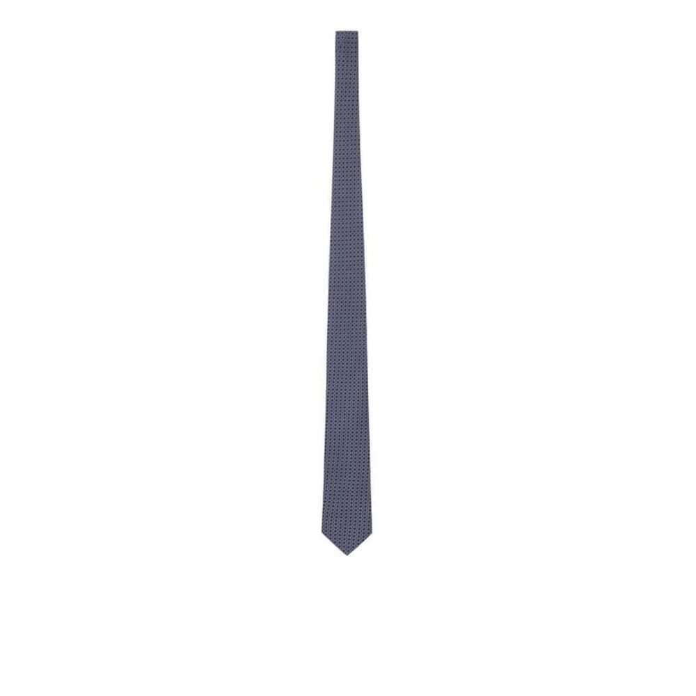 Lardini Men Micro-Patterned Silk Tie